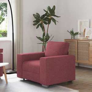 vidaXL Canapea Roșu Vin 100 x 77 x 82 cm țesătură imagine