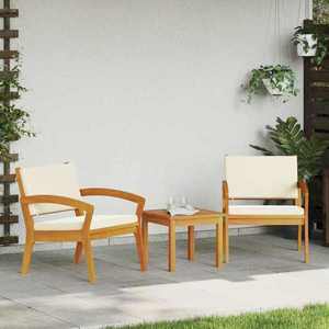 vidaXL Set bistro Maro 45 x 45 x 38cm Lemn masiv de acacia imagine