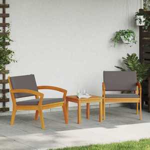 vidaXL Set bistro Maro 45 x 45 x 38cm Lemn masiv de acacia imagine