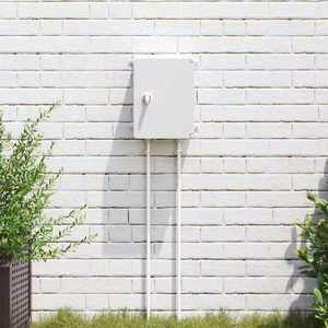 vidaXL Cabinet de Control Gri 21 x 13 x 28 cm Plastic ABS imagine