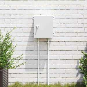 vidaXL Cabinet de Control Gri 25 x 13 x 30 cm Plastic ABS imagine