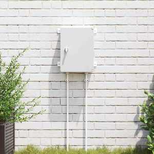 vidaXL Cabinet de Control Gri 25 x 13 x 33 cm Plastic ABS imagine