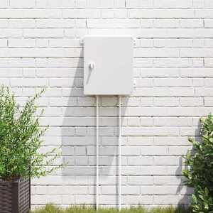 vidaXL Cabinet de Control Gri 30 x 16.5 x 35 cm Plastic ABS imagine