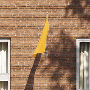 vidaXL Suport pentru stâlp de steag Argintiu 15 x 3 cm Oțel imagine