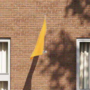 vidaXL Suport pentru stâlp de steag Argintiu 13 x 6 cm Oțel imagine