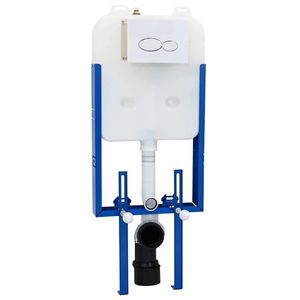 vidaXL Cadru de Montare Alb Oțel imagine