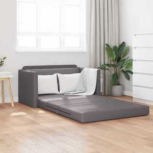 vidaXL Pat canapea Gri 124 x 71 x 78 cm Catifea imagine