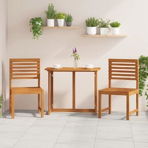 vidaXL Scaun pentru Grădină 2 pcs Maro 50 x 50 x 91cm imagine
