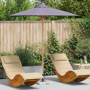 vidaXL Parasol de Grădină Gri închis 217 x 217 x 230 cm Bambus imagine