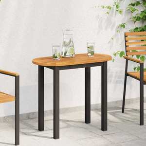 vidaXL Placă de masă Maro 80 x 40 x 2 cm lemn masiv de acacia imagine