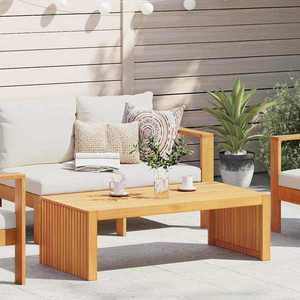 vidaXL Masă de cafea Maro 110 x 55 x 35 cm lemn masiv de acacia imagine