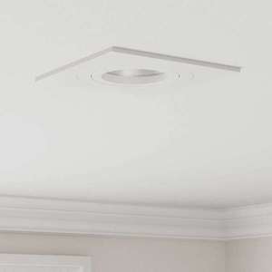 vidaXL Spotlights 24 pcs Alb 9 x 9 x cm Aluminiu imagine