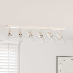 vidaXL Spot de tavan Nickel periat 73 x 6.5 x 11.5 cm Oțel imagine