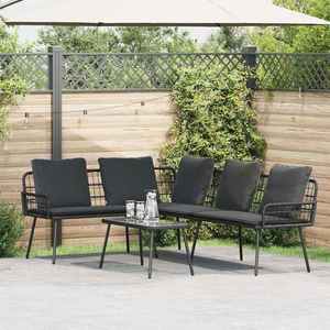 vidaXL Canapea cu pernă Gri 61.5 x 123 x 82cm Metal imagine