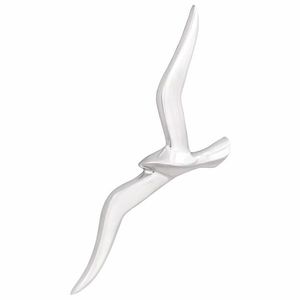 vidaXL Pereche de pescăruși Argintiu Aluminiu imagine