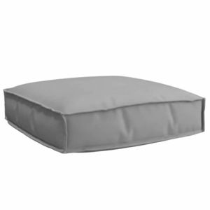 vidaXL Pernă pentru șezut din paleți Gri 60 x 60 x 12 cm Tafeta Oxford imagine