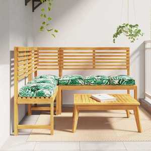 vidaXL Pernă pentru șezut din paleți 6 pcs model frunze 40 x 40 x 8 cm imagine