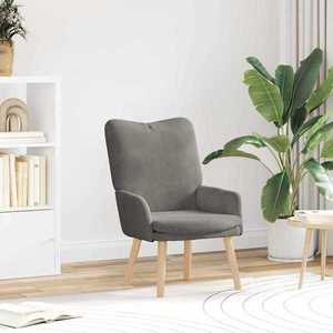 vidaXL fotoliu Gri deschis 63 x 67 x 94 cm Țesătura Sherpa imagine