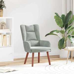 vidaXL fotoliu Gri deschis 63 x 67 x 94 cm Catifea imagine