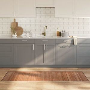 vidaXL Covor dreptunghiular, natural, 60x200 cm, bambus imagine