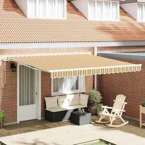 vidaXL Cortina Retractabilă Multicolour 400 × 300 cm Poliester imagine