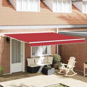 vidaXL Cortina Retractabilă Albastru marin 400 × 300 cm Poliester imagine