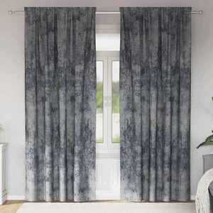 vidaXL Cortine din catifea 2 pcs Gri argintie 260 x 140 cm Catifea imagine