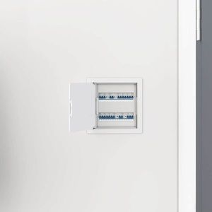 vidaXL Panouri de acces 2 pcs Alb 15 x 15 x 2 cm Plastic ABS imagine