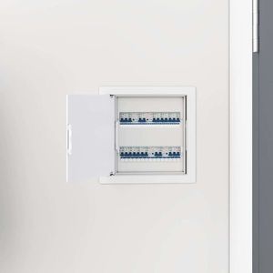 vidaXL Panouri de acces 2 pcs Alb 20 x 20 x 2 cm Plastic ABS imagine