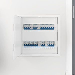 vidaXL Panouri de acces Manual Alb 44 x 44 x 2.5 cm Plastic ABS imagine