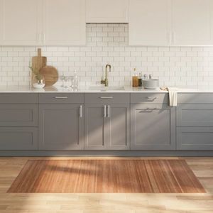 vidaXL Covor dreptunghiular, natural, 100x200 cm, bambus imagine