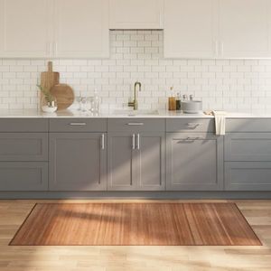 vidaXL Covor dreptunghiular, natural, 100x200 cm, bambus imagine