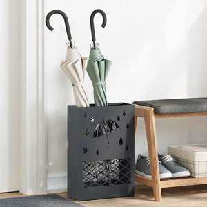 vidaXL Suport pentru umbrele Antracit 28 x 12 x 41 cm Metal imagine