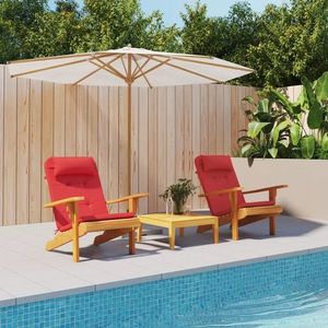 vidaXL Perne pentru scaun Adirondack, 2 buc, roșu, textil oxford imagine