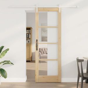 vidaXL Ușă de interior ORKDAL natural 73, 5 x 211 cm Lemn de pin masiv imagine