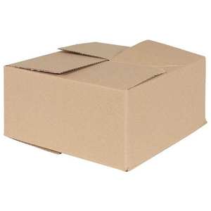 vidaXL Cutie Pliabilă cu depozitare 50 pcs Maro 30 x 30 x 15 cm Carton imagine