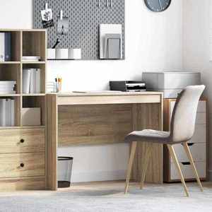 vidaXL Birou Stejar Sonoma 100 x 50 x 76 cm imagine