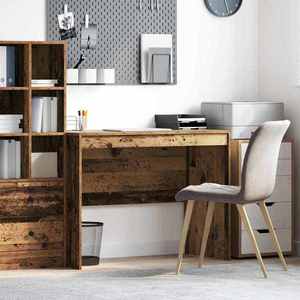 vidaXL Birou Lemn Vechi 100 x 50 x 76 cm imagine