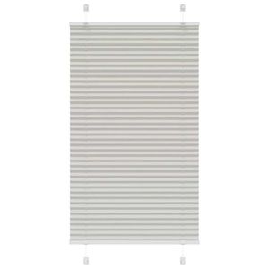 vidaXL Jaluză plisată gri deschis 70x150 cm Lățime țesătură 69, 4 cm imagine