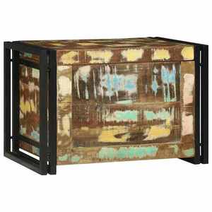vidaXL Cutie de depozitare 60 x 40 x 41 cm Lemn recuperat imagine