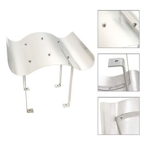 vidaXL Apărătoare de horn, oțel inoxidabil, 70 x 100 x 38 cm imagine