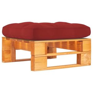 vidaXL Otoman din paleți de grădină, maro miere, lemn de pin tratat imagine