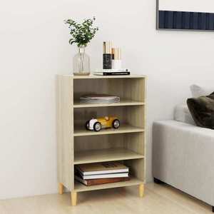 vidaXL Servantă, stejar Sonoma, 57x35x90 cm, PAL imagine