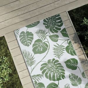 vidaXL Covor de exterior, ARAKIL verde, 80x250 cm, PP imagine