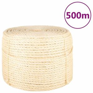 vidaXL Frânghie, 500 m, sisal 100%, 10 mm imagine
