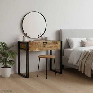 vidaXL Mese de Toaletă pentru Dormitor Maro Lemn masiv de mango imagine