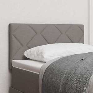 vidaXL Tăblie din Țesătură cu headboard Gri taupe 80 cm țesătură imagine