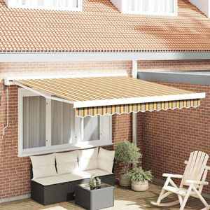 vidaXL Cortina Retractabilă Multicolour 300 x 250 cm Stofă și Metal imagine