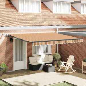vidaXL Cortina Retractabilă cu Multicolour 400 × 350 cm țesătură imagine