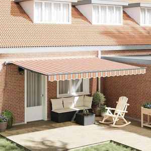 vidaXL Cortina Retractabilă Multicolour 450 ×300 cm țesătură imagine